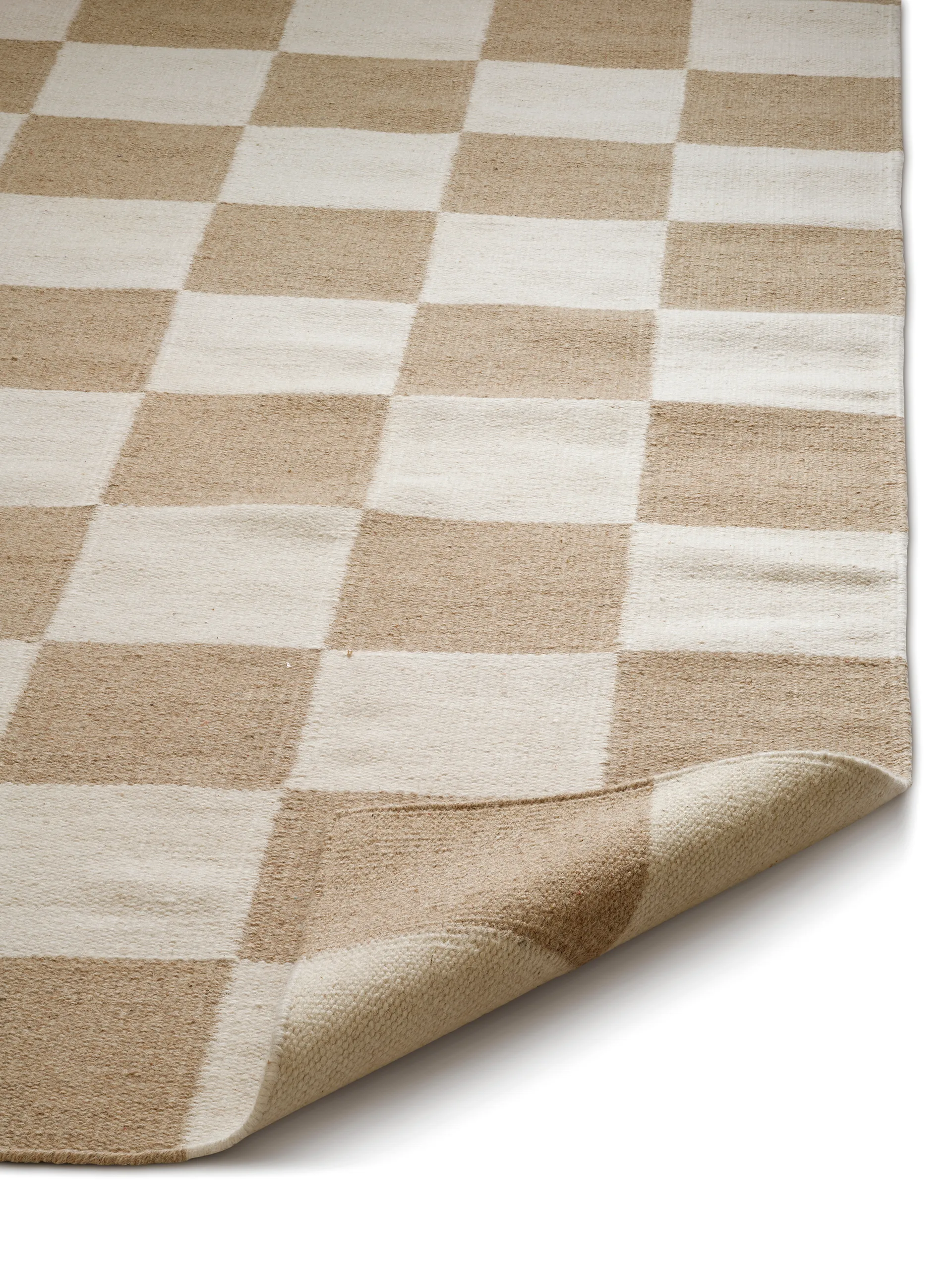 Squares matto, White-natural, 300x400 cm Classic Collection