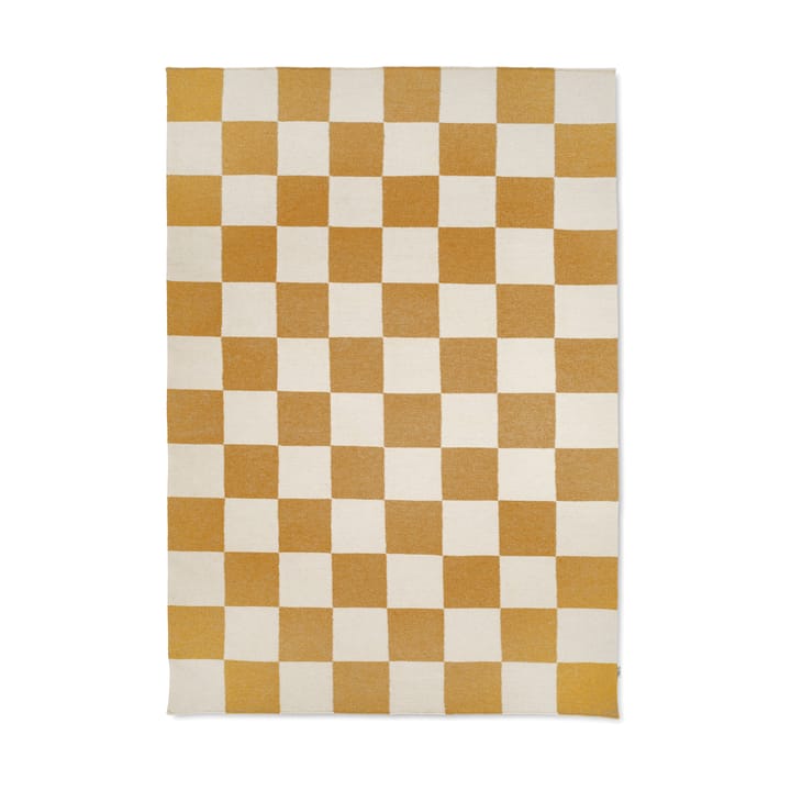 Squares matto - White-yellow, 200x300 cm - Classic Collection