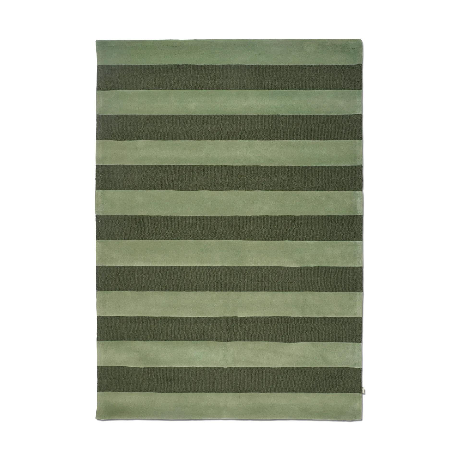 Stripe Boucle matto, Green, 250x350 cm Classic Collection