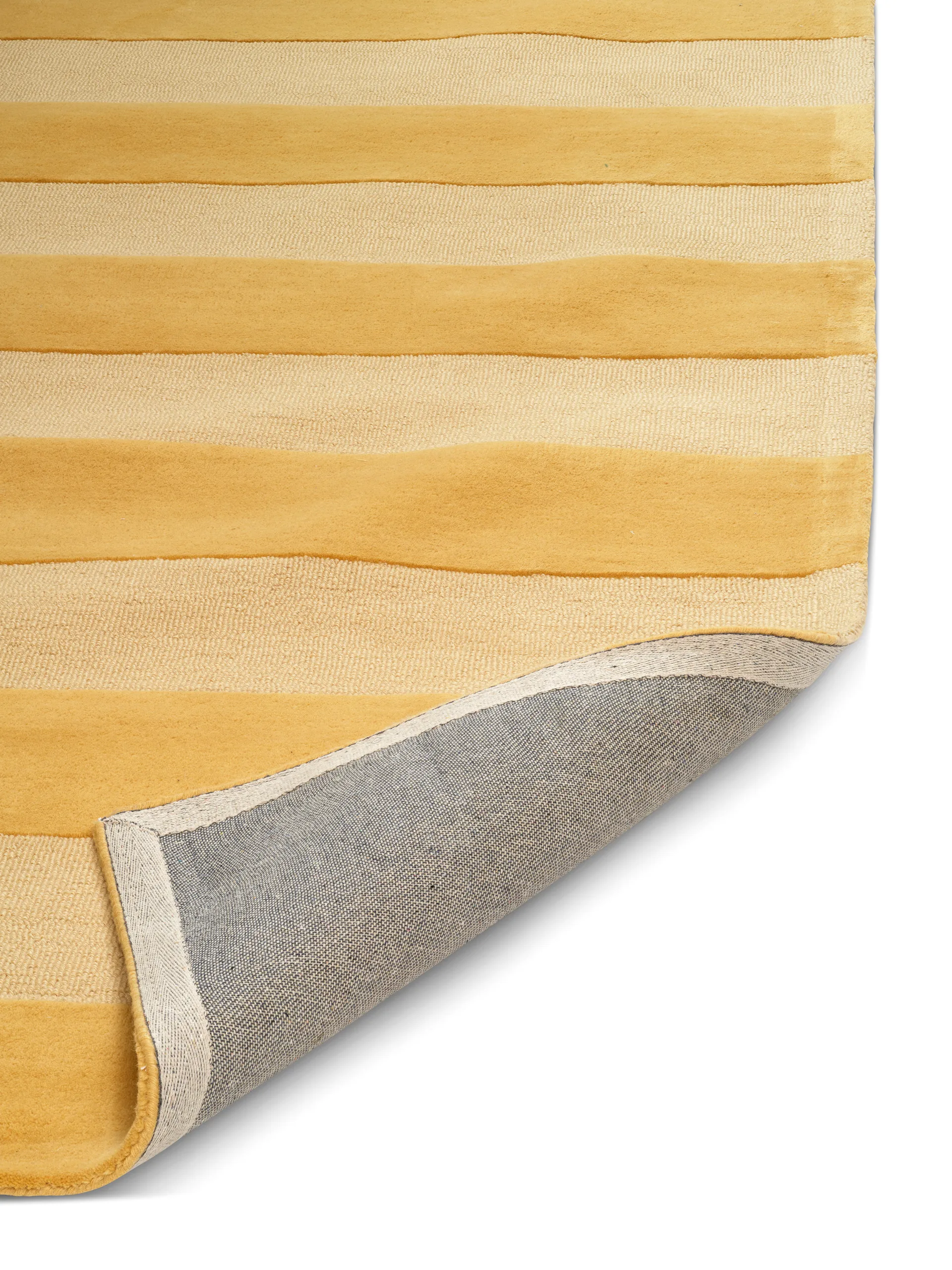 Stripe Boucle matto, Yellow, 170x230 cm Classic Collection