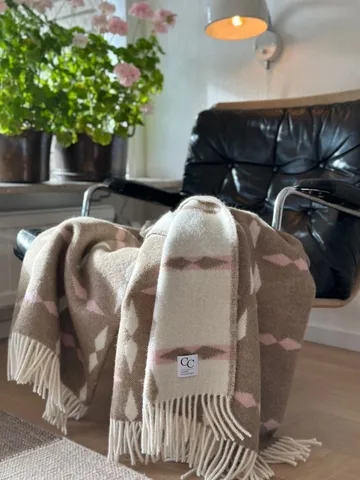 Tile viltti 130×180 cm - Vaaleanpunainen - Classic Collection