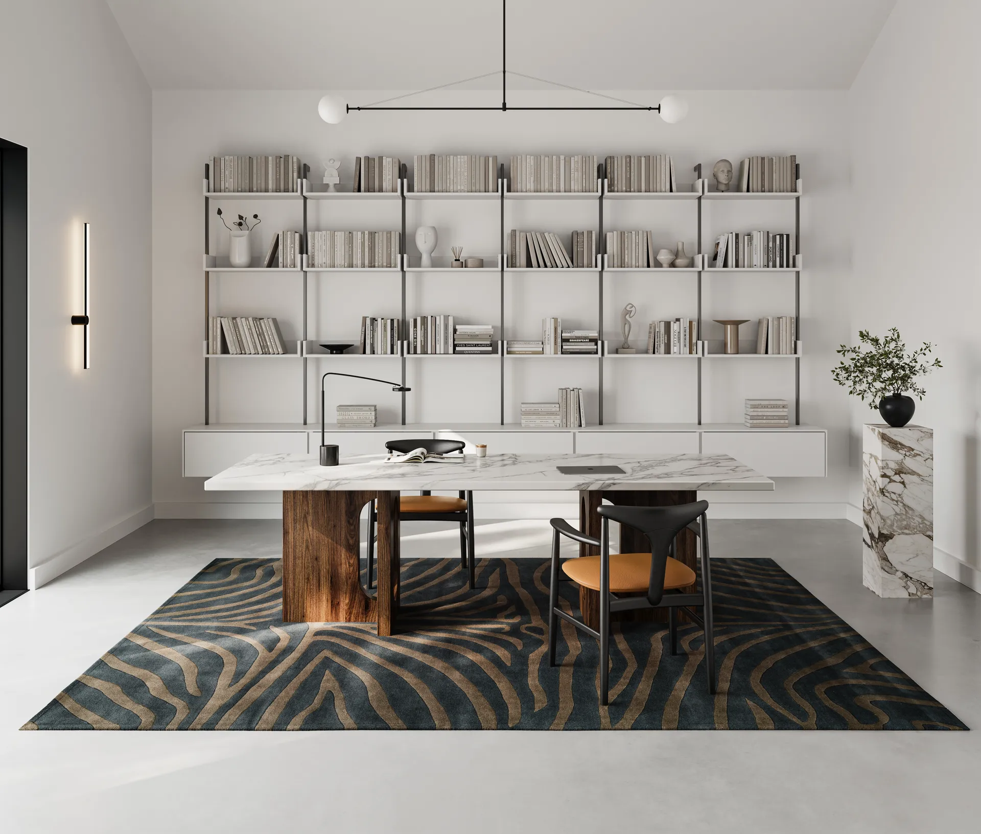 Zebra matto  250x350 cm, Horisontti, 250x350 cm Classic Collection