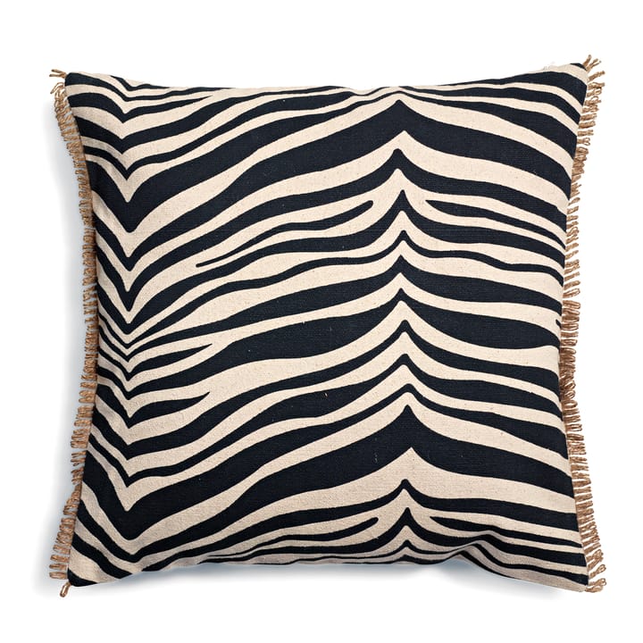 Zebra tyyny 50x50 cm, Musta Classic Collection