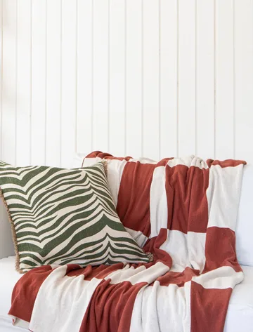 Zebra tyyny 50x50 cm - Vihreä - Classic Collection