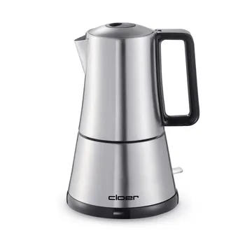 Cloer sähköinen espressokeitin - Silver, 6 kuppia - Cloer