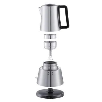 Cloer sähköinen espressokeitin - Silver, 6 kuppia - Cloer