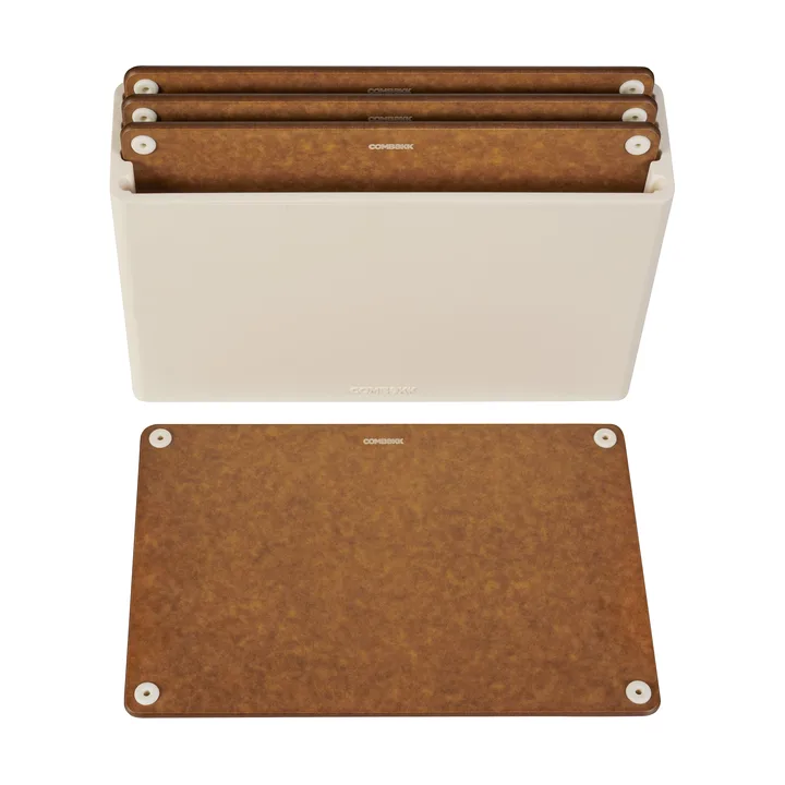 Combekk leikkuulauta 4 kpl - Sand-brown - Combekk