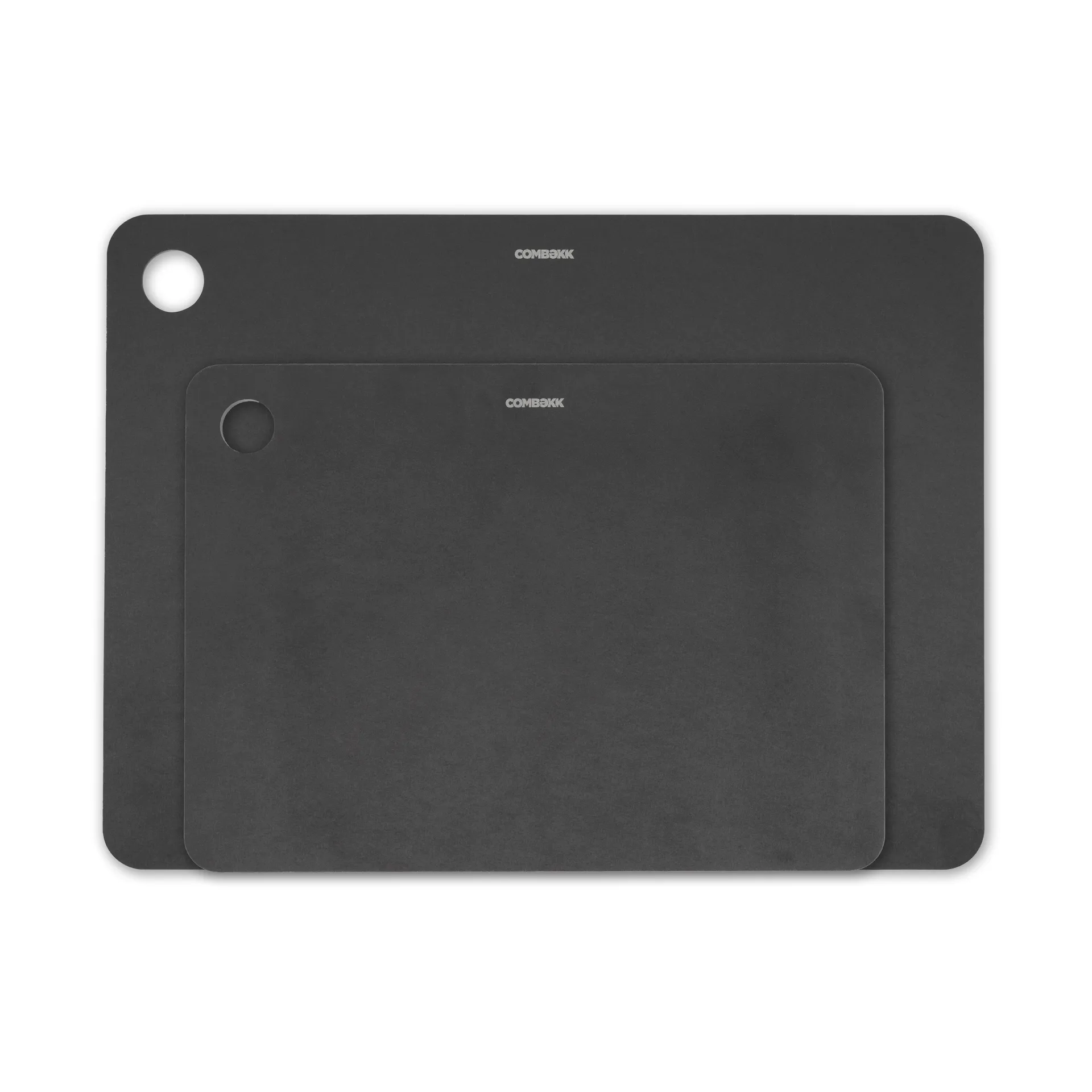 Combekk puinen leikkuulauta 2 osaa, Musta Combekk