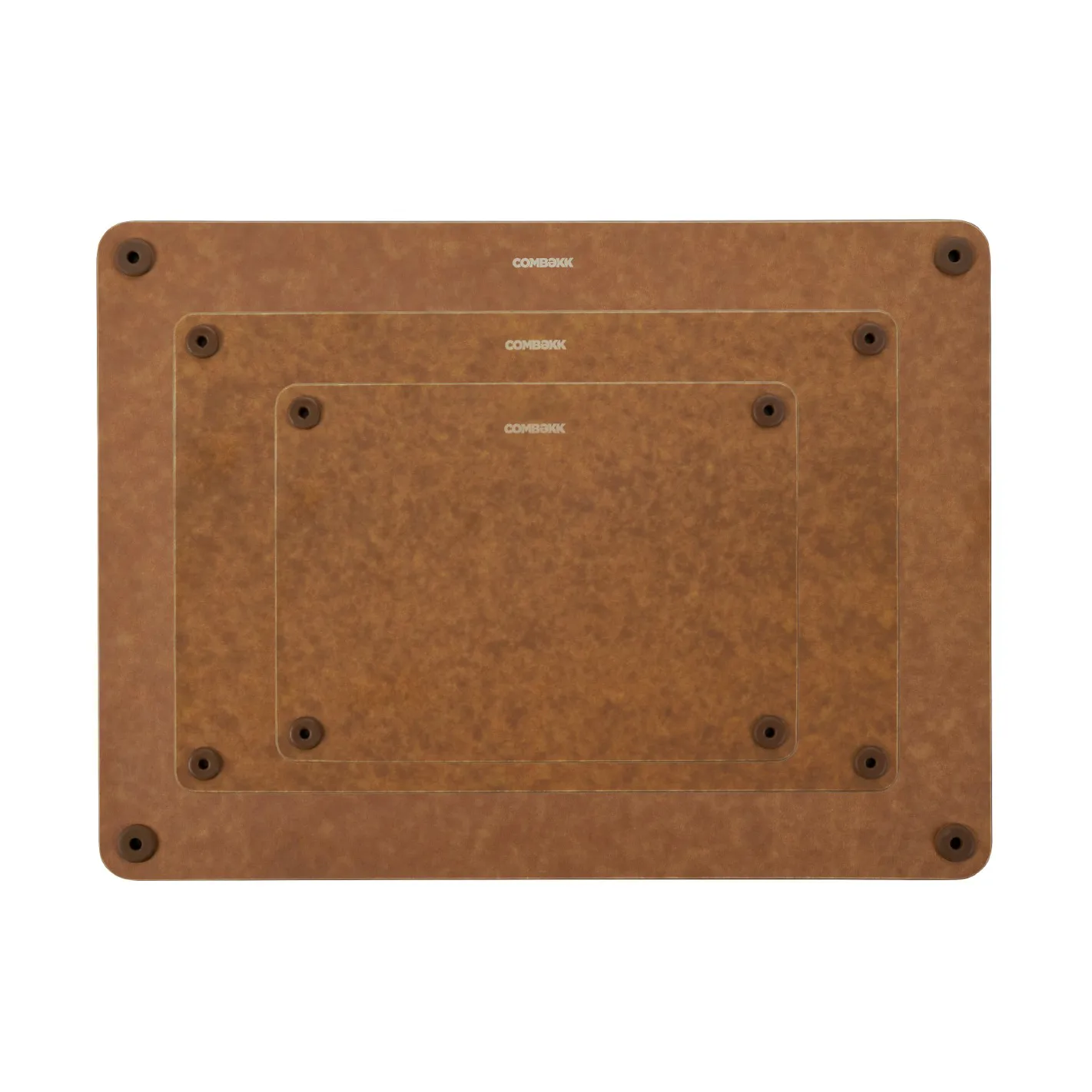 Combekk puinen leikkuulauta 3 osaa, Ruskea Combekk