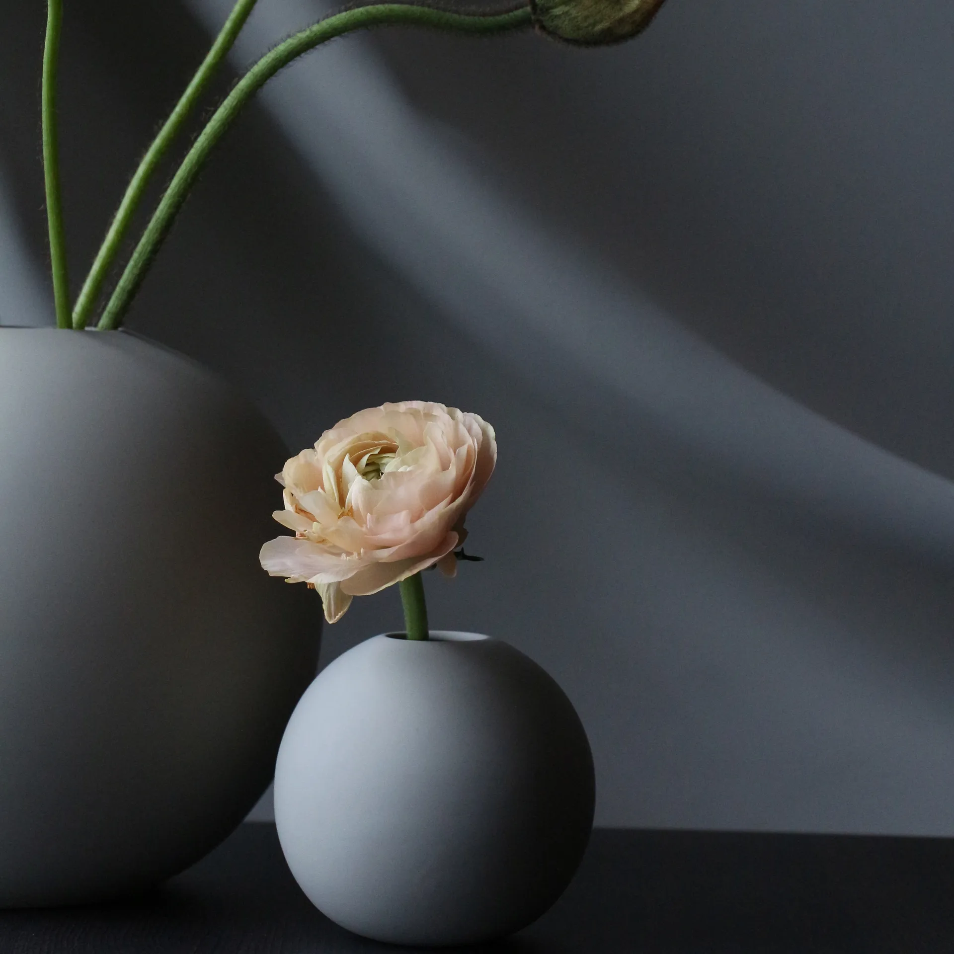 Ball maljakko grey, 8 cm Cooee Design