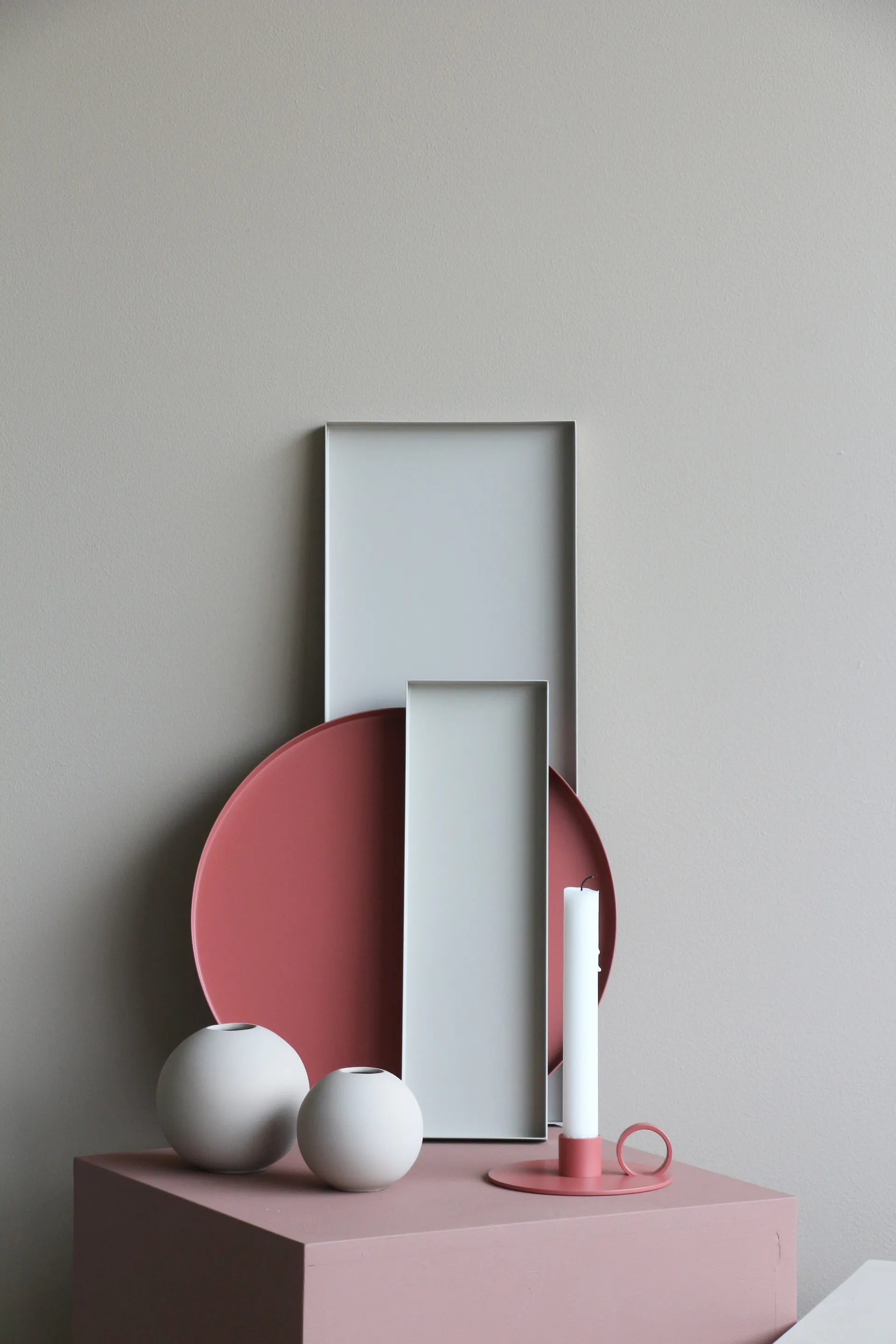 Ball maljakko sand, 8 cm Cooee Design