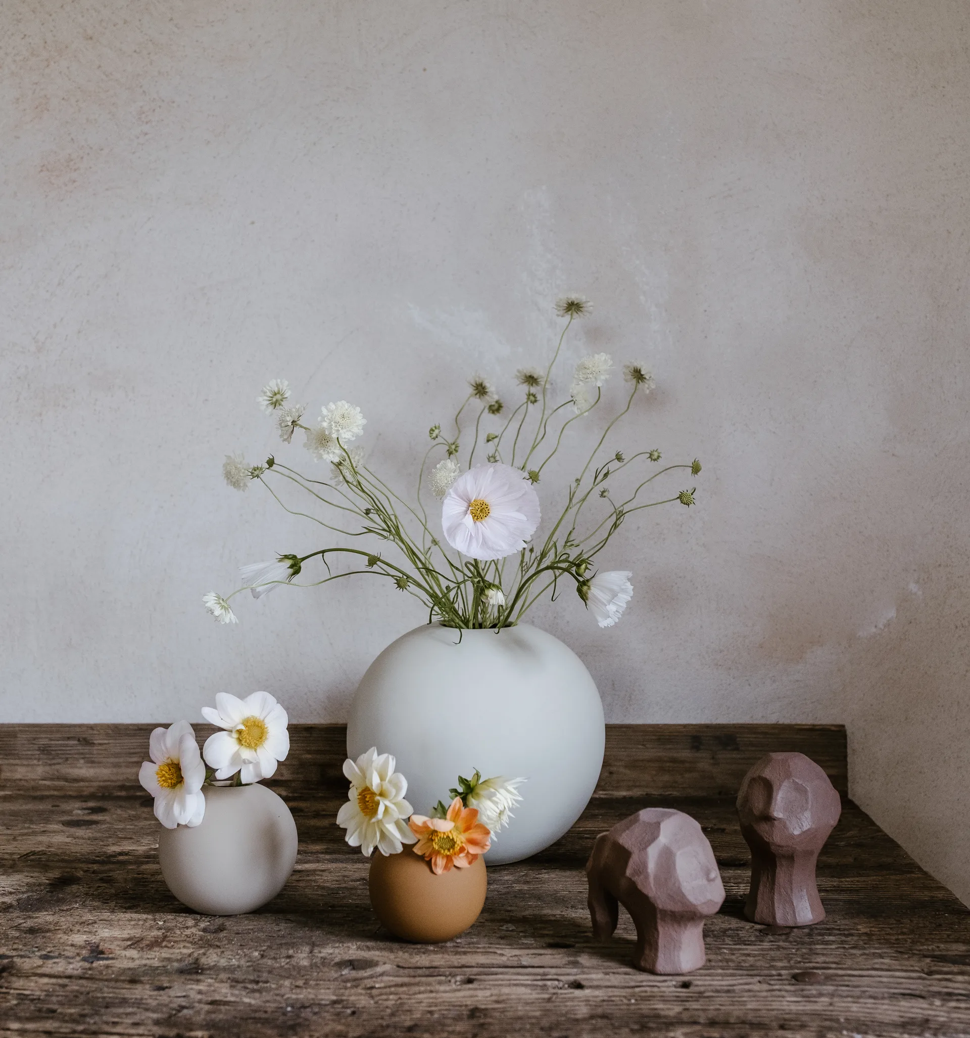 Ball maljakko shell, 8 cm Cooee Design