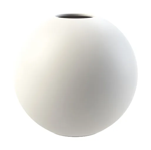 Ball maljakko white, 8 cm Cooee Design