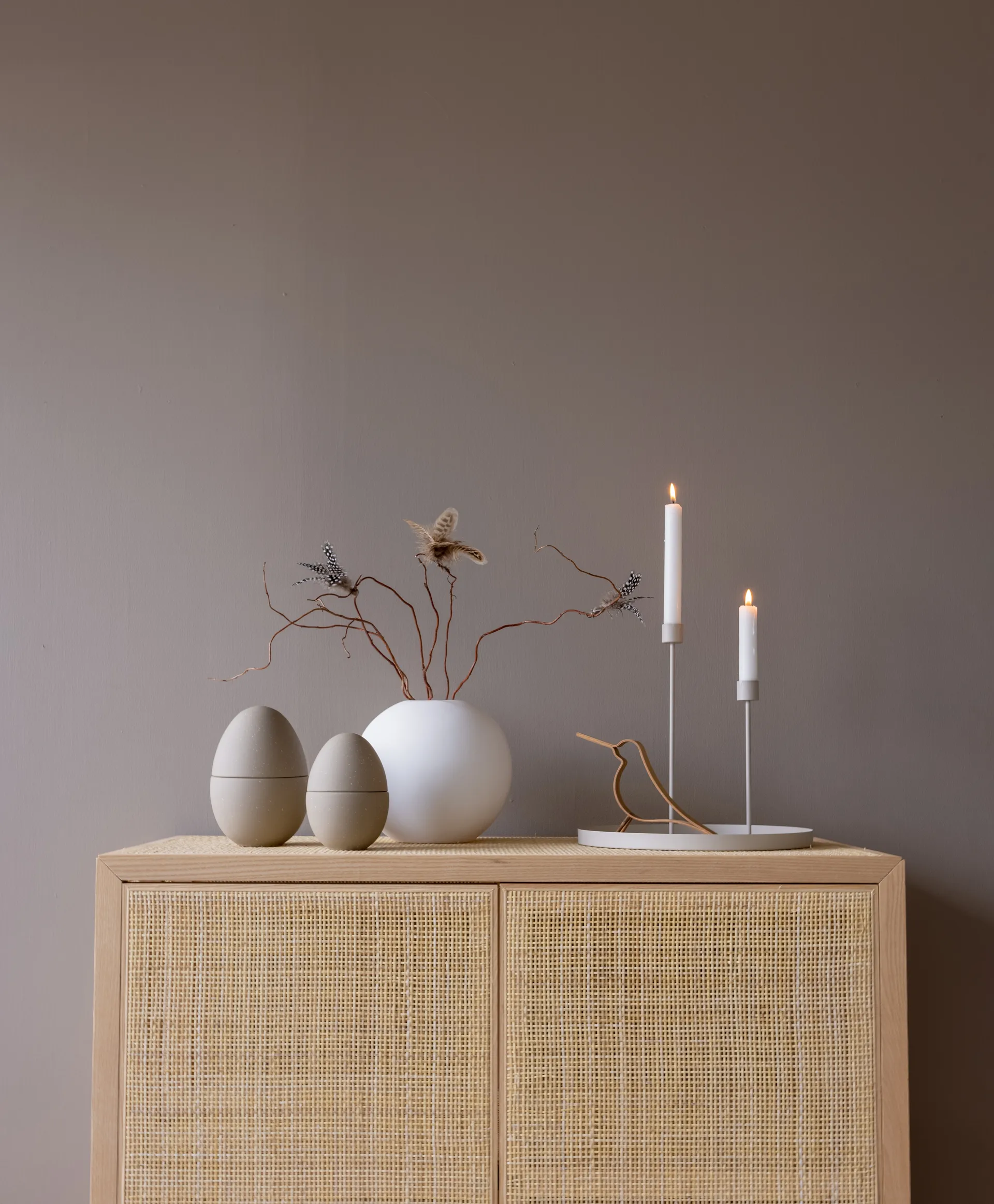 Bonbonniere kulho 18 cm, Sand-shell Cooee Design