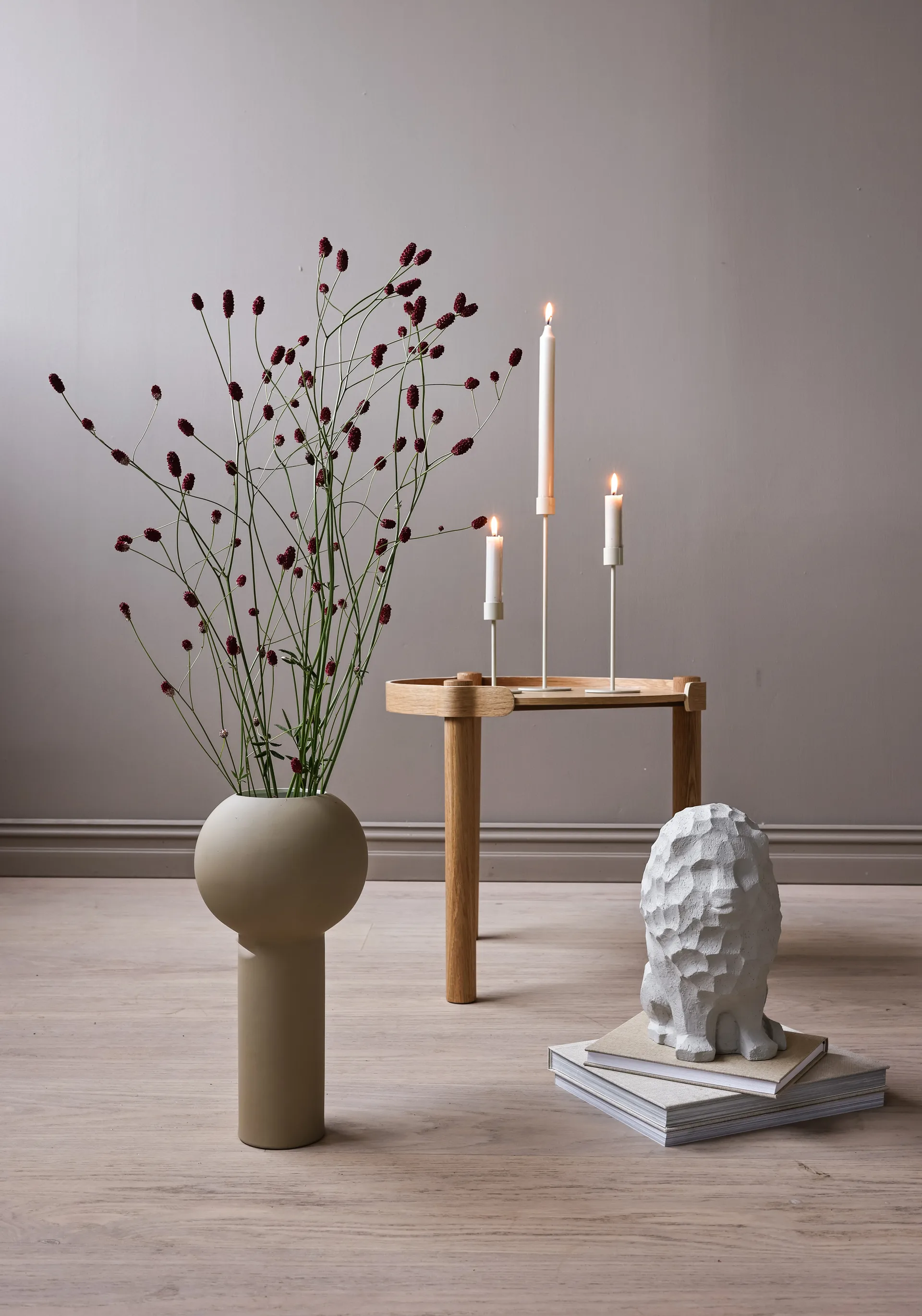 Cooee kynttilänjalka 13 cm, Sand Cooee Design