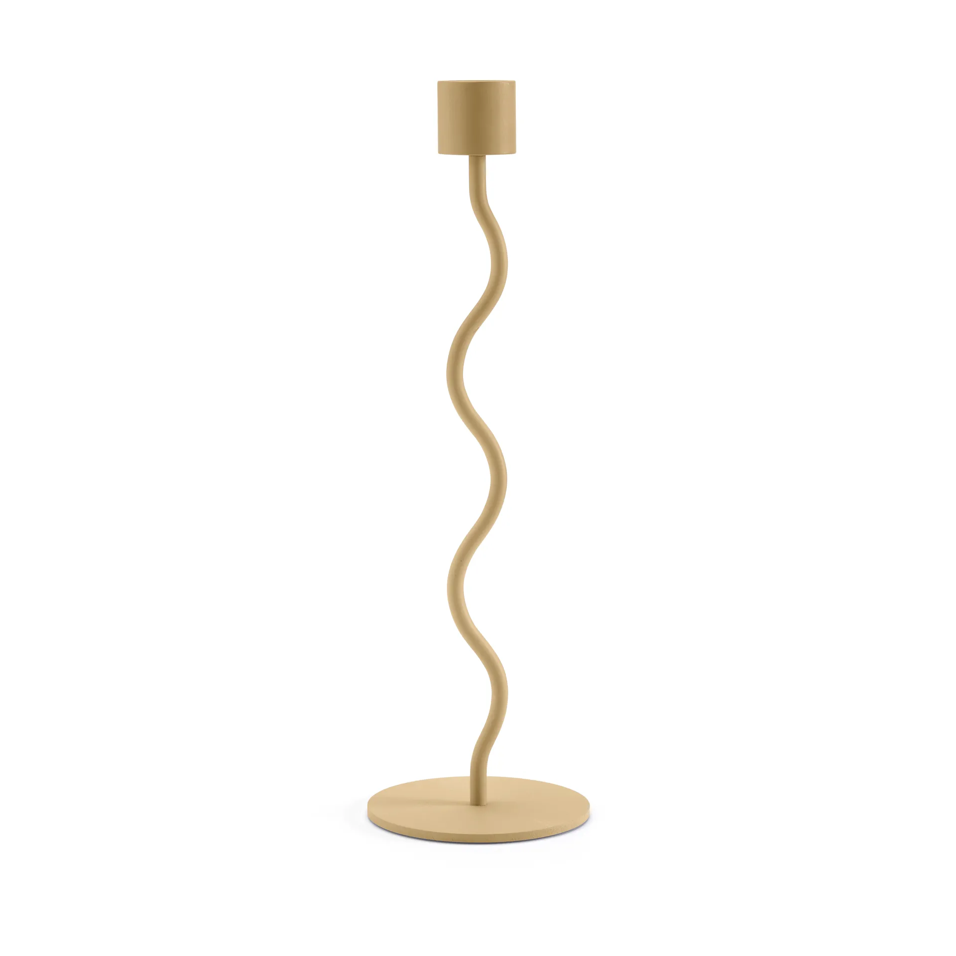 Curved kynttilänjalka 26 cm, Maapähkinä Cooee Design