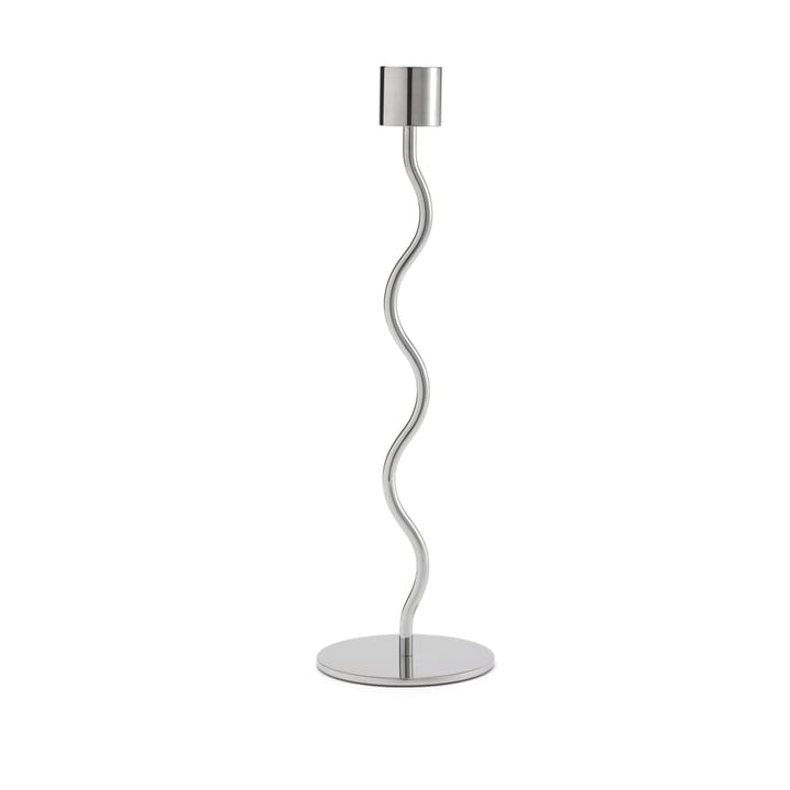 Curved kynttilänjalka 26 cm - Ruostumaton teräs - Cooee Design