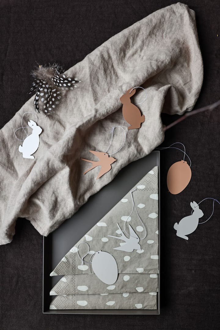 Easter Deco -muna pääsiäiskoriste 4-pakkaus, Hiekka Cooee Design