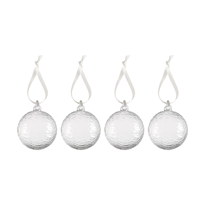 Gry Marble joulupallo Ø8 cm, Clear Cooee Design