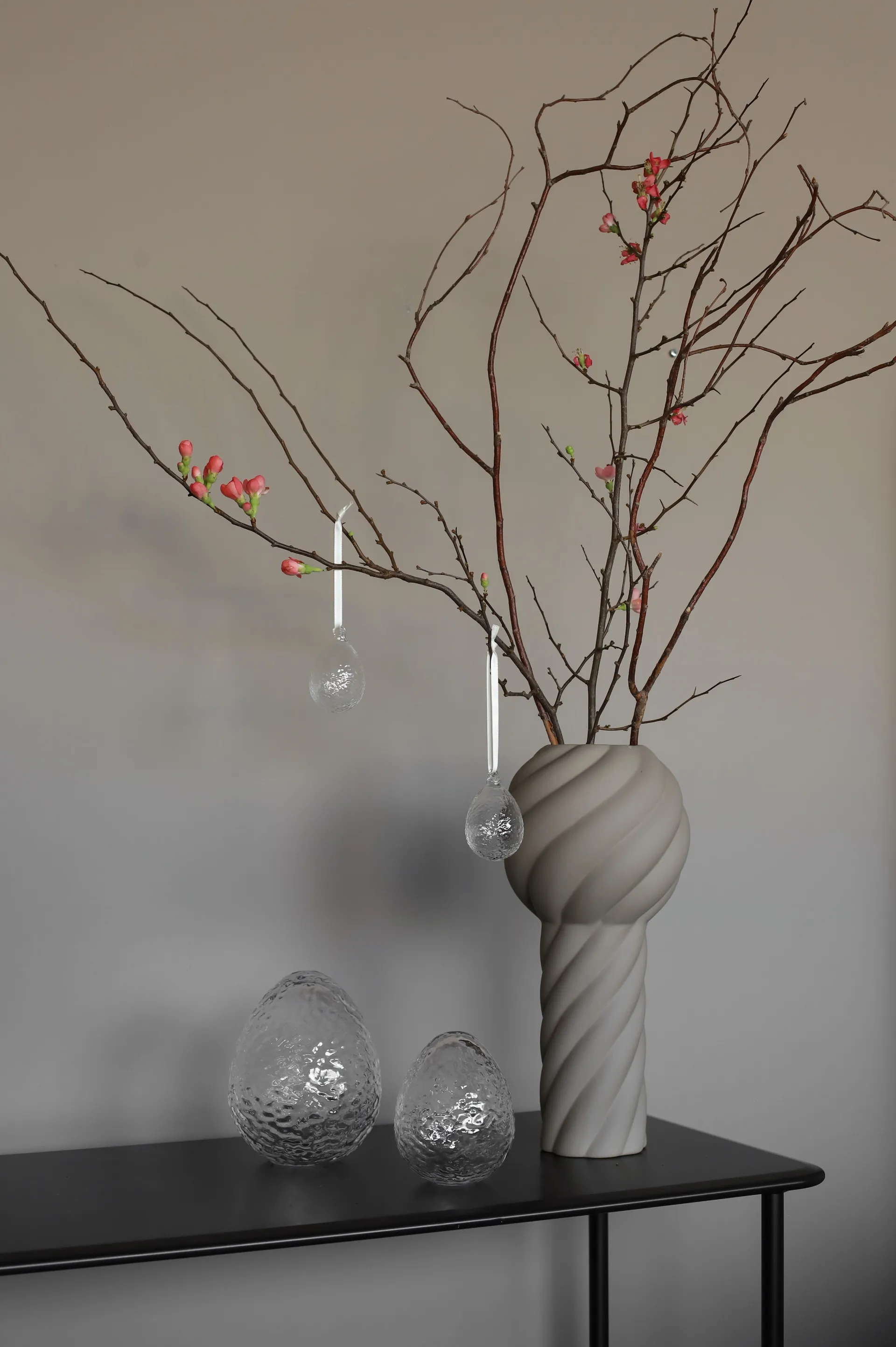 Gry munan pääsiäisriipus 2 kpl, Clear Cooee Design