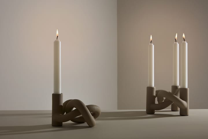 Lykke Three -kynttilänjalka, Sand Cooee Design