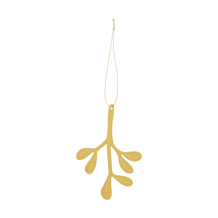 Mistletoe joulukoriste 2 kpl - Messinki, 12 cm - Cooee Design