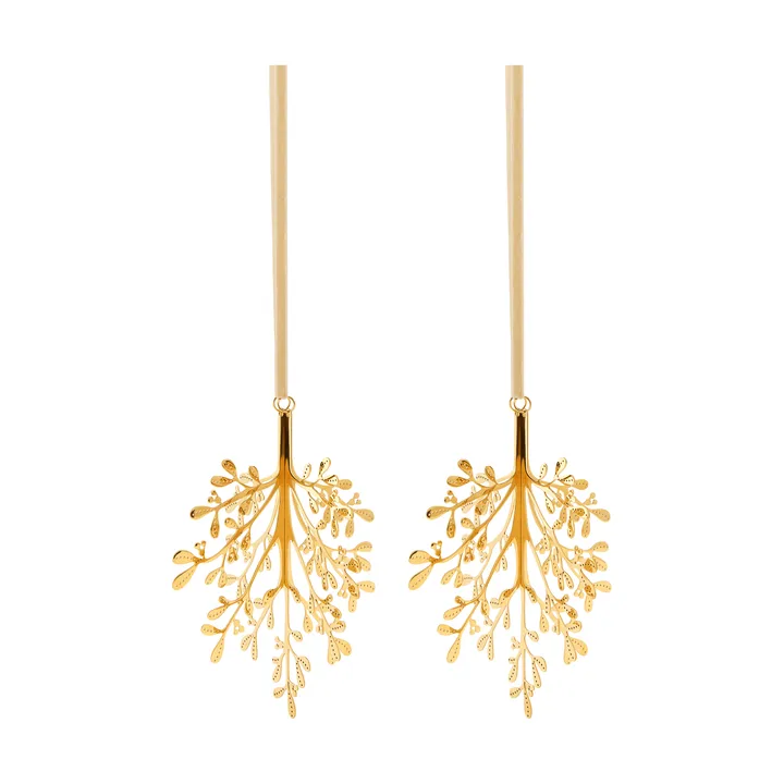 Mistletoe joulukoriste 2 kpl - Messinki 20 cm - Cooee Design