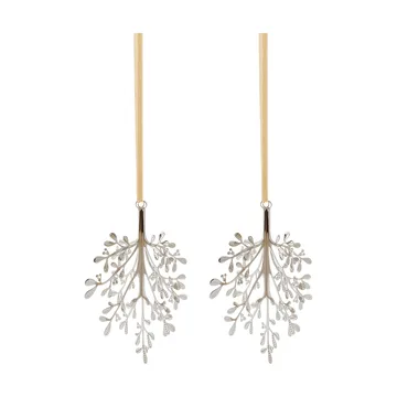 Mistletoe joulukoriste 2 kpl - Ruostumaton teräs, 20 cm - Cooee Design