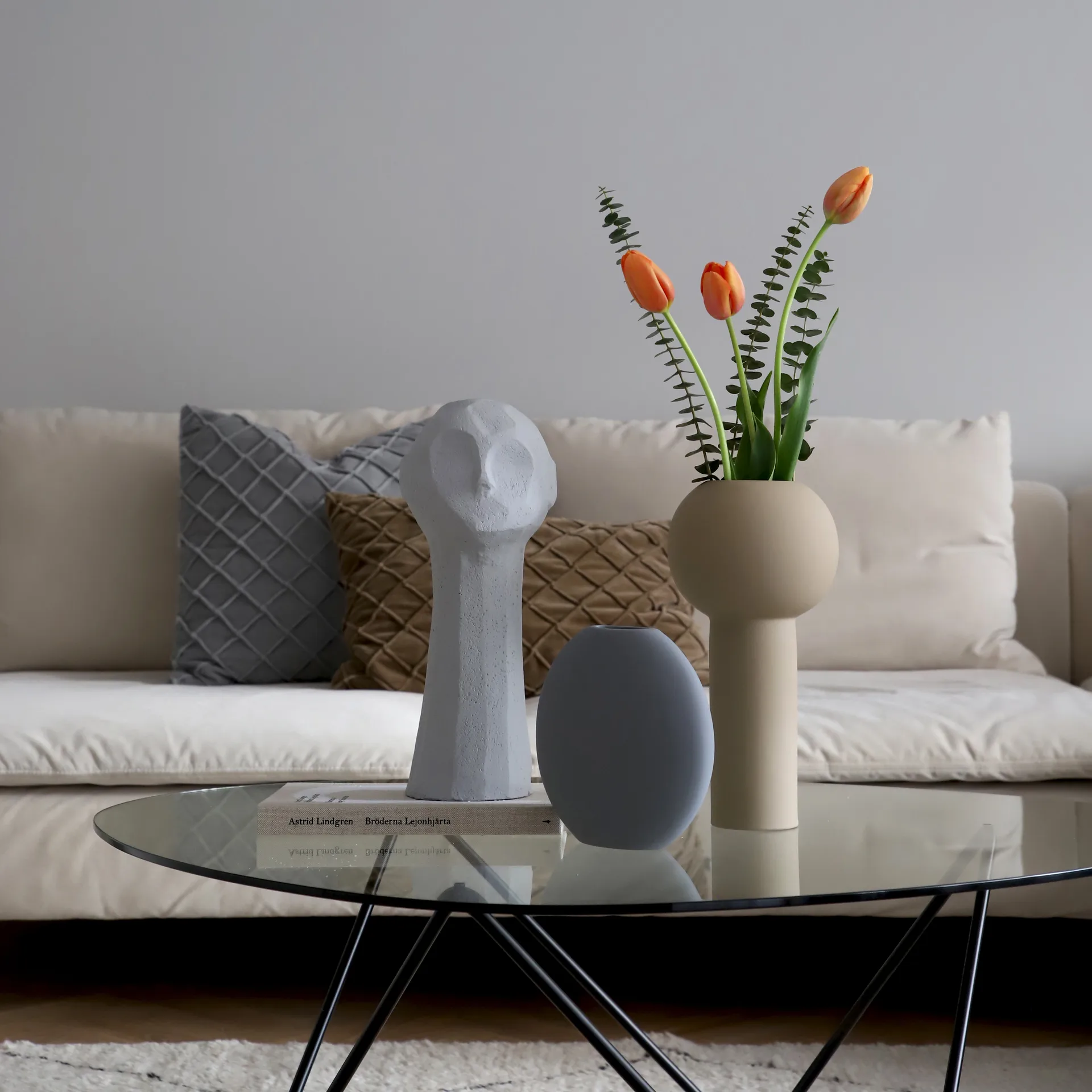 Pastille maljakko 20 cm, Harmaa Cooee Design