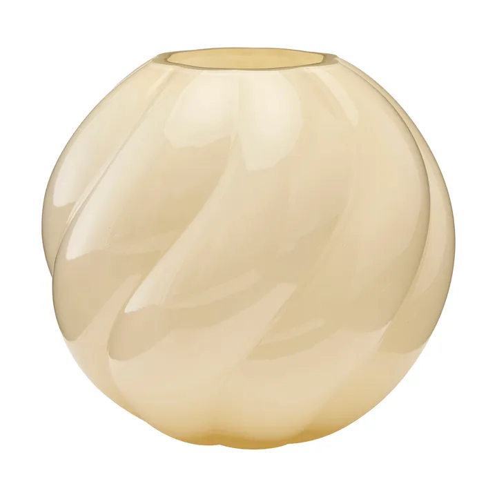 Twist ball maljakko 20 cm - Butter yellow - Cooee Design