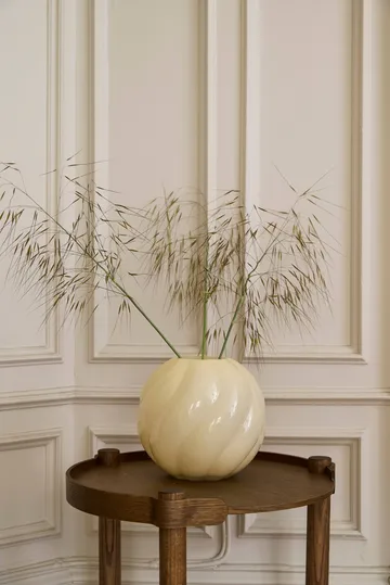 Twist ball maljakko 20 cm - Butter yellow - Cooee Design