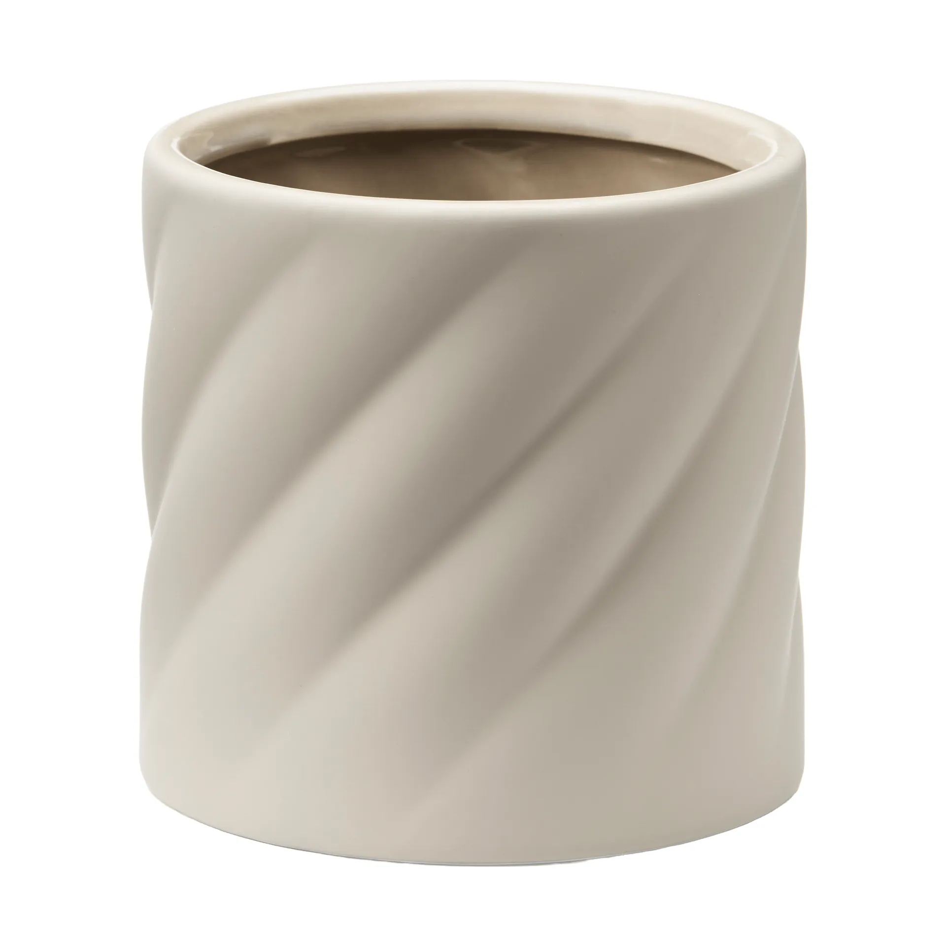Twist kukkaruukku, Hiekka, pieni Ø12 cm Cooee Design