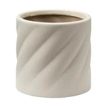 Twist kukkaruukku - Hiekka, pieni Ø12 cm - Cooee Design