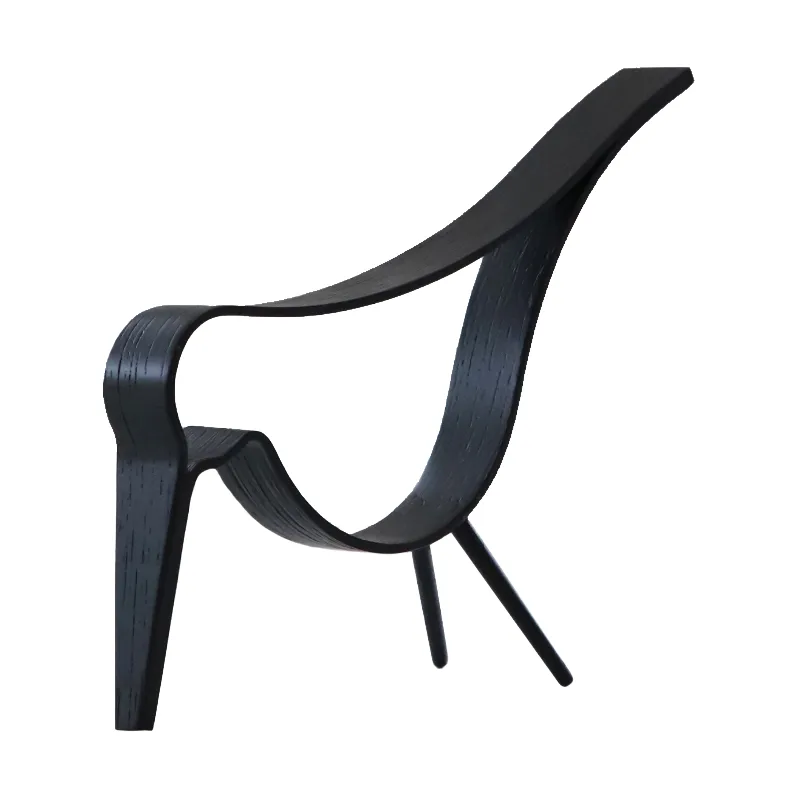 Woody Bird medium, Mustaksi petsattu tammi Cooee Design