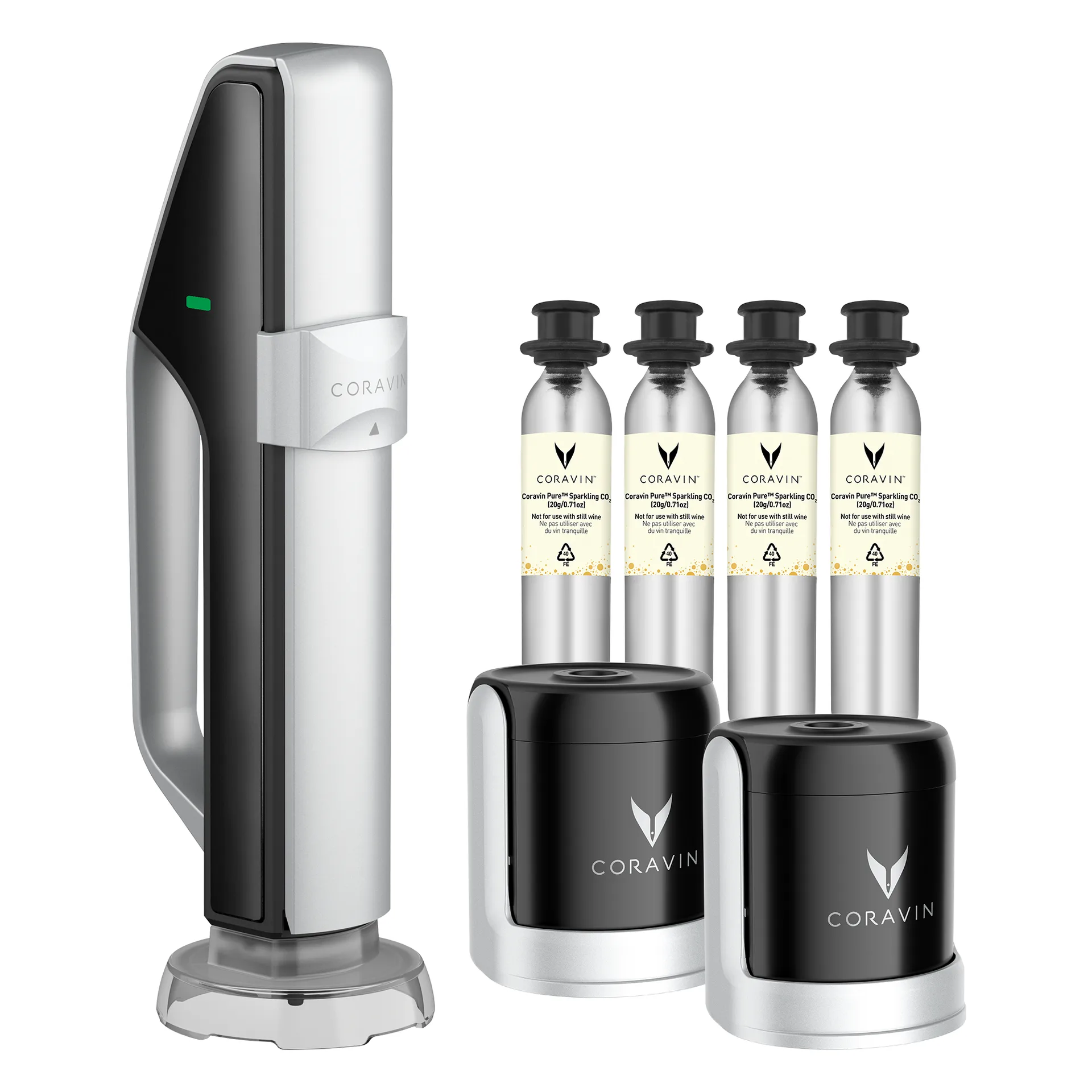CORAVIN™ Sparkling Wine viinijärjestelmä, H25,4 cm Coravin