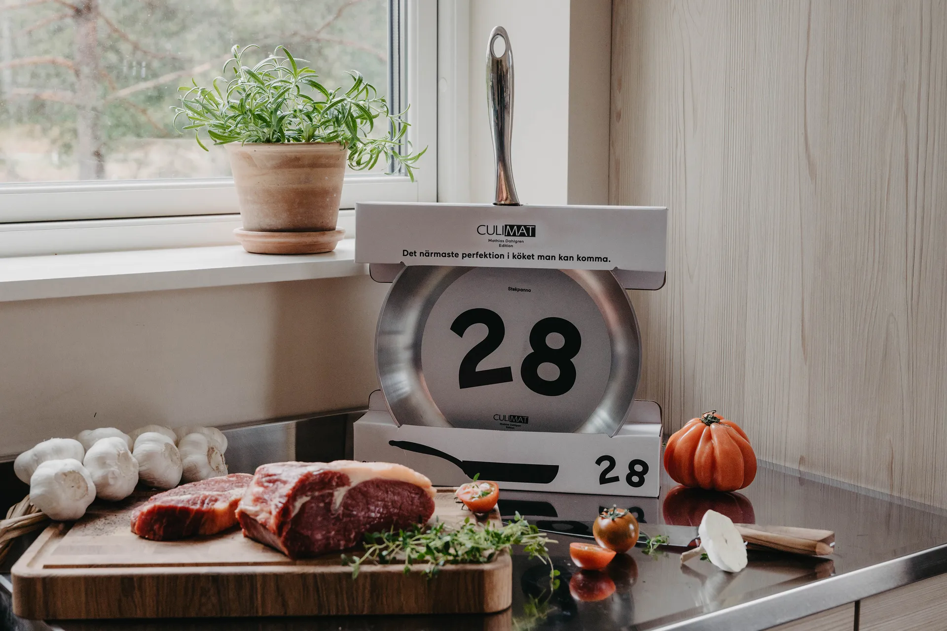 Culimat paistinpannu 5-ply  ruostumaton teräs, 28 cm Culimat