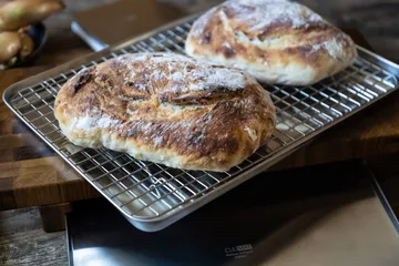 Culimat-ruokalevy jäähdytysritilällä - Ruostumaton teräs, 40,5×30,5 cm - Culimat