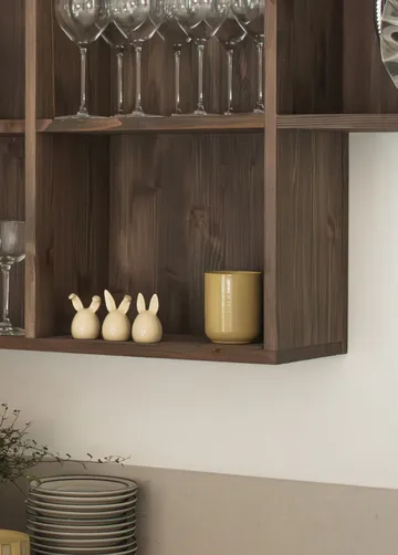 Burn tuoksukynttilä 60 h - Kiiltävä keltainen - DBKD