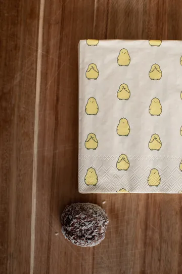 Chubby chicken paperiservietti 20-pack - Keltainen, 33x33 cm - DBKD