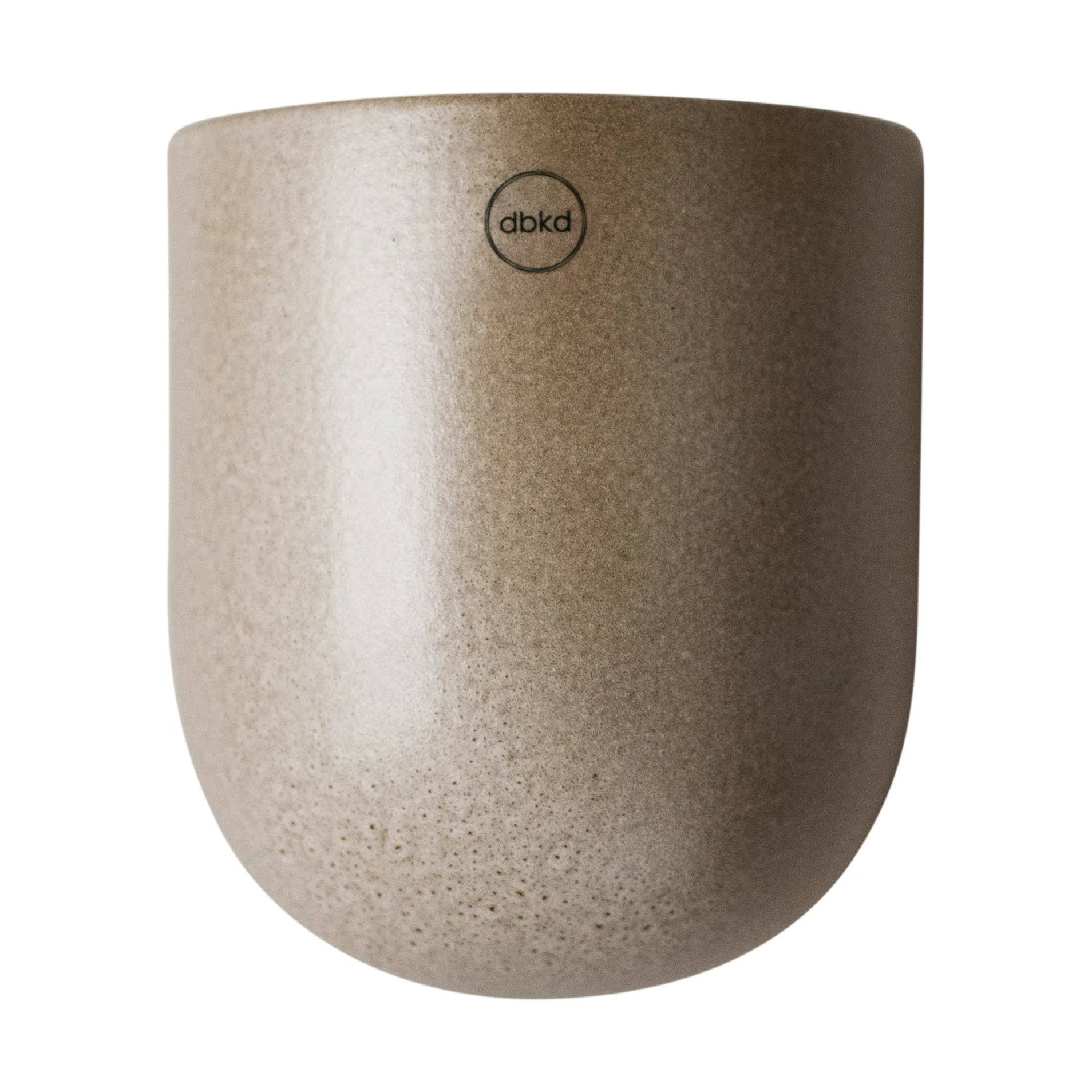 Cut seinälle ripustettava ruukku beige, Large 17 cm DBKD