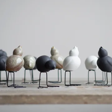 DBKD Swedish Birds -pääsiäiskoriste, 2-pakkaus - Black - DBKD