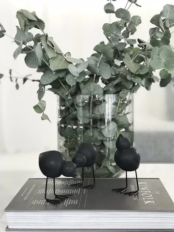 DBKD Swedish Birds -pääsiäiskoriste, 2-pakkaus - Black - DBKD