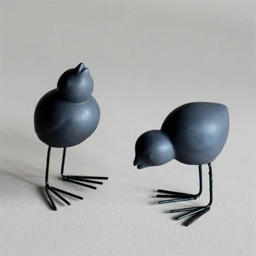 DBKD Swedish Birds -pääsiäiskoriste, 2-pakkaus - Black - DBKD