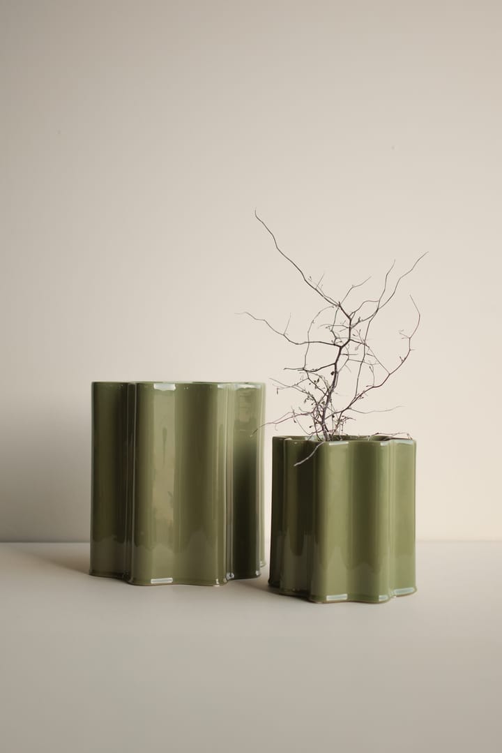 Filter ruukku, Kiiltävä vihreä, Ø25 cm DBKD