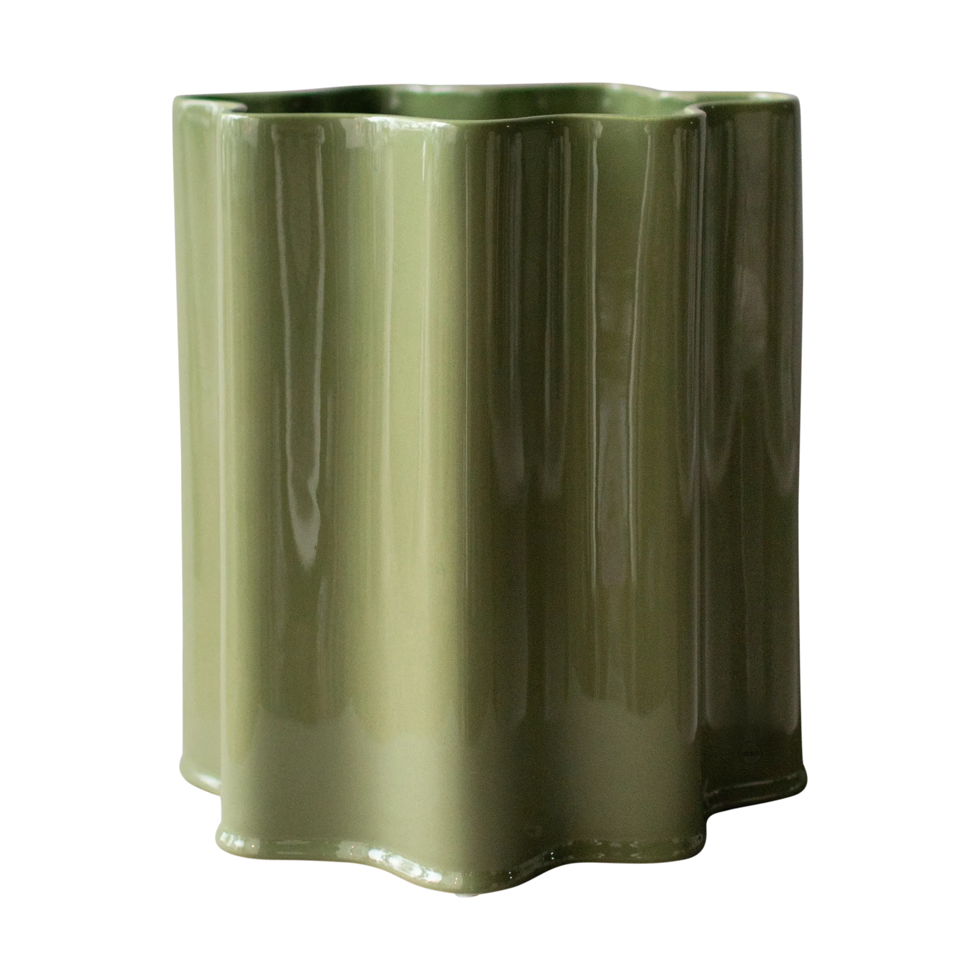 Filter ruukku, Shiny green, Ø41 cm. DBKD