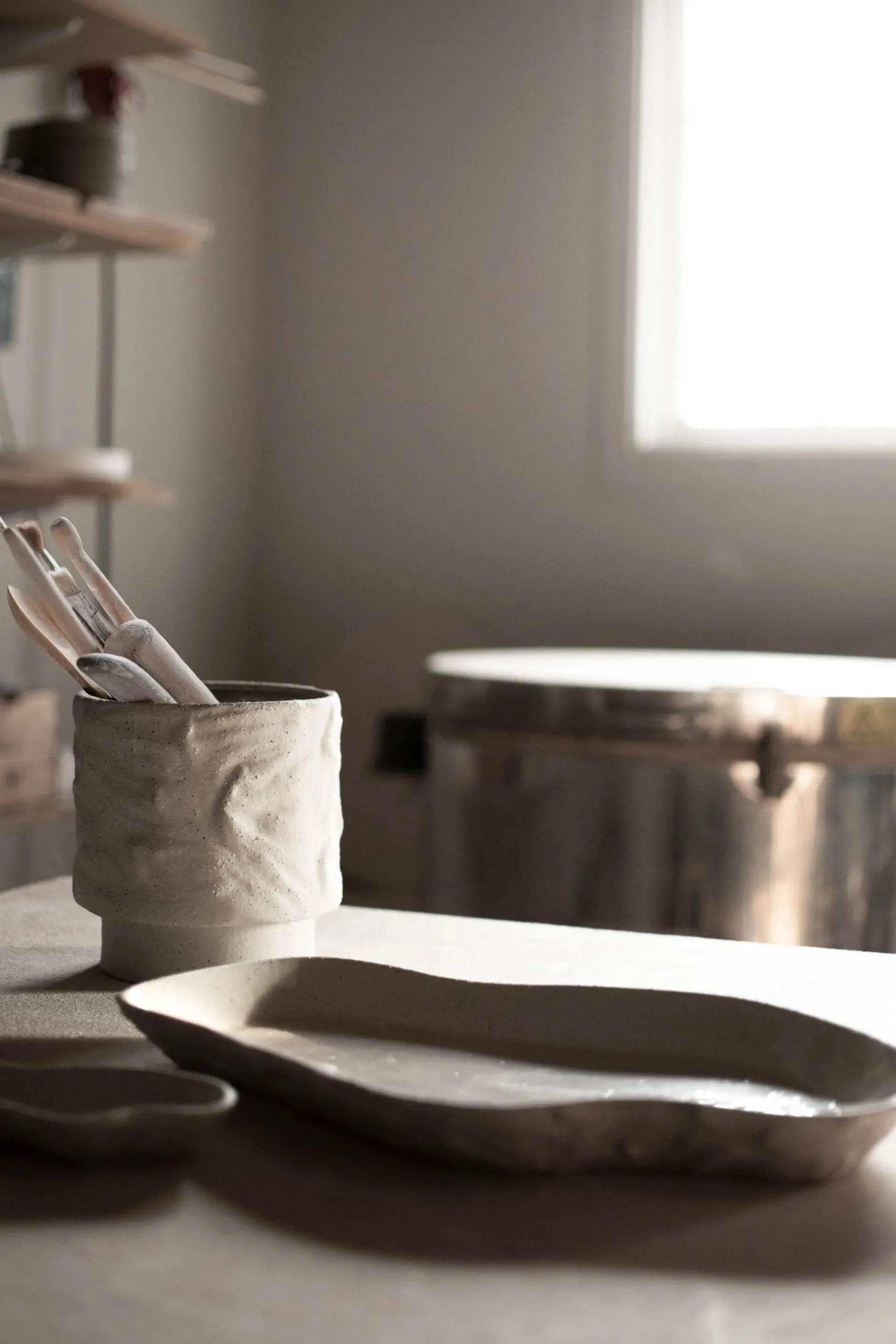 Flow ruukku Ø 15 cm, Sand DBKD