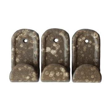 Hook koukut 3-pack - Brown dot - DBKD