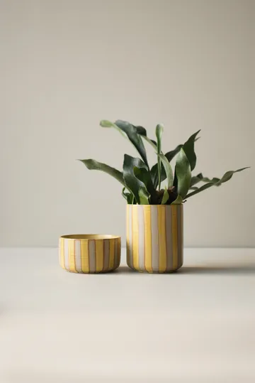 Line ruukku Ø14x16 cm - Keltainen - DBKD