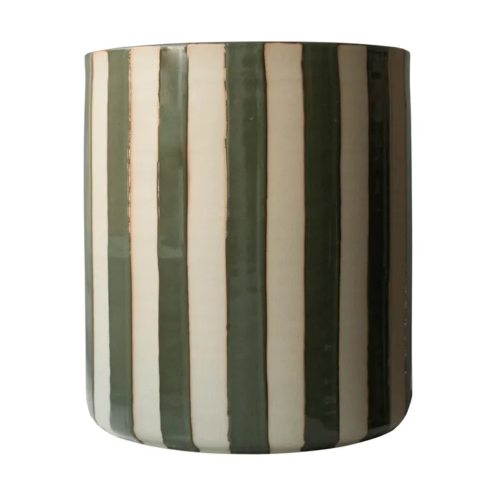 Line ruukku Ø21x24 cm - Stripe vihreä - DBKD