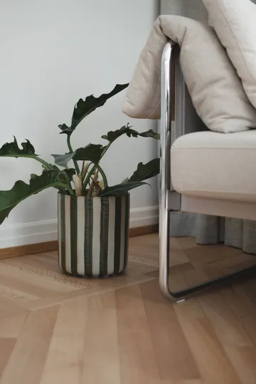 Line ruukku Ø21x24 cm - Stripe vihreä - DBKD